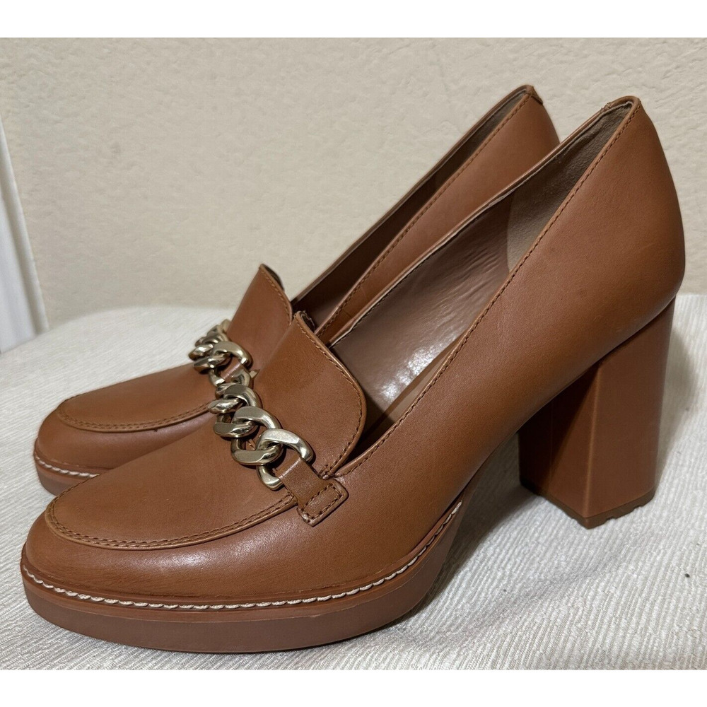 Naturalizer Women's Callie Camel Loafer Block Heels, size 10